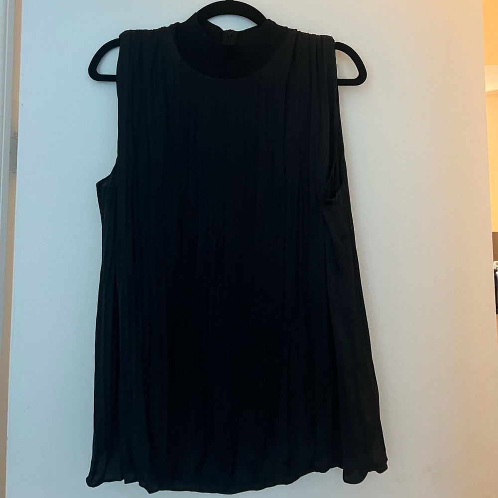 Elegant Black Sleeveless Dress/Tunic